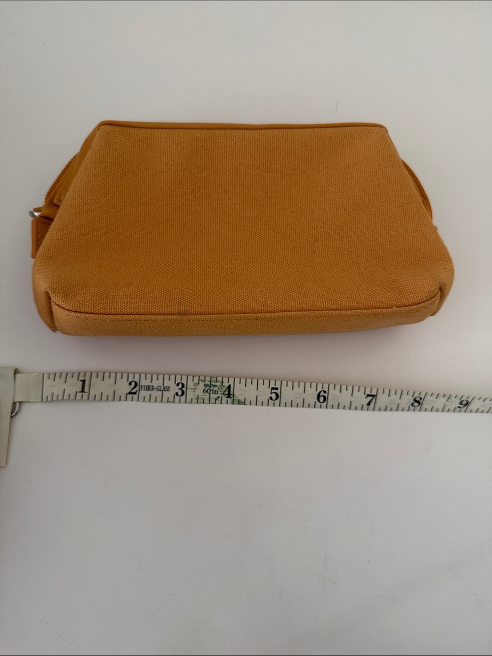 Ettinger London Mustard Yellow Canvas Cosmetic Pouch - Picture 7 of 7